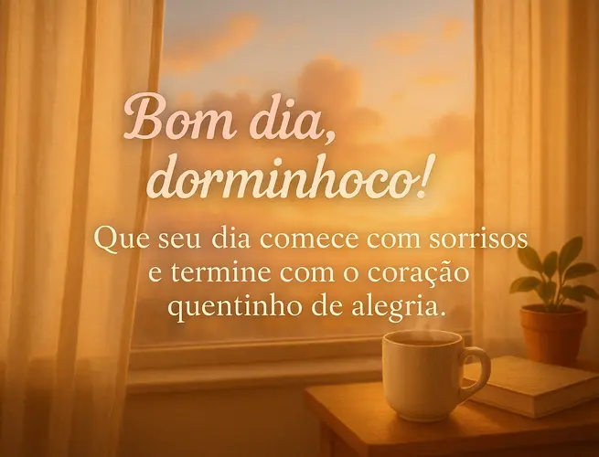 Mesa com livro e planta ao lado da janela ensolarada trazendo reflexão sobre alegria no coração.